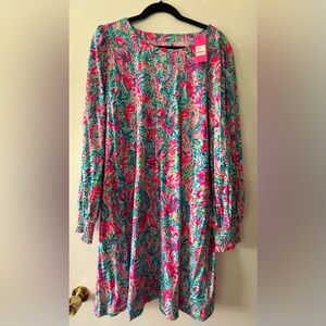NWT Lilly Pulitzer Diann Dress - Flim Flam - XL